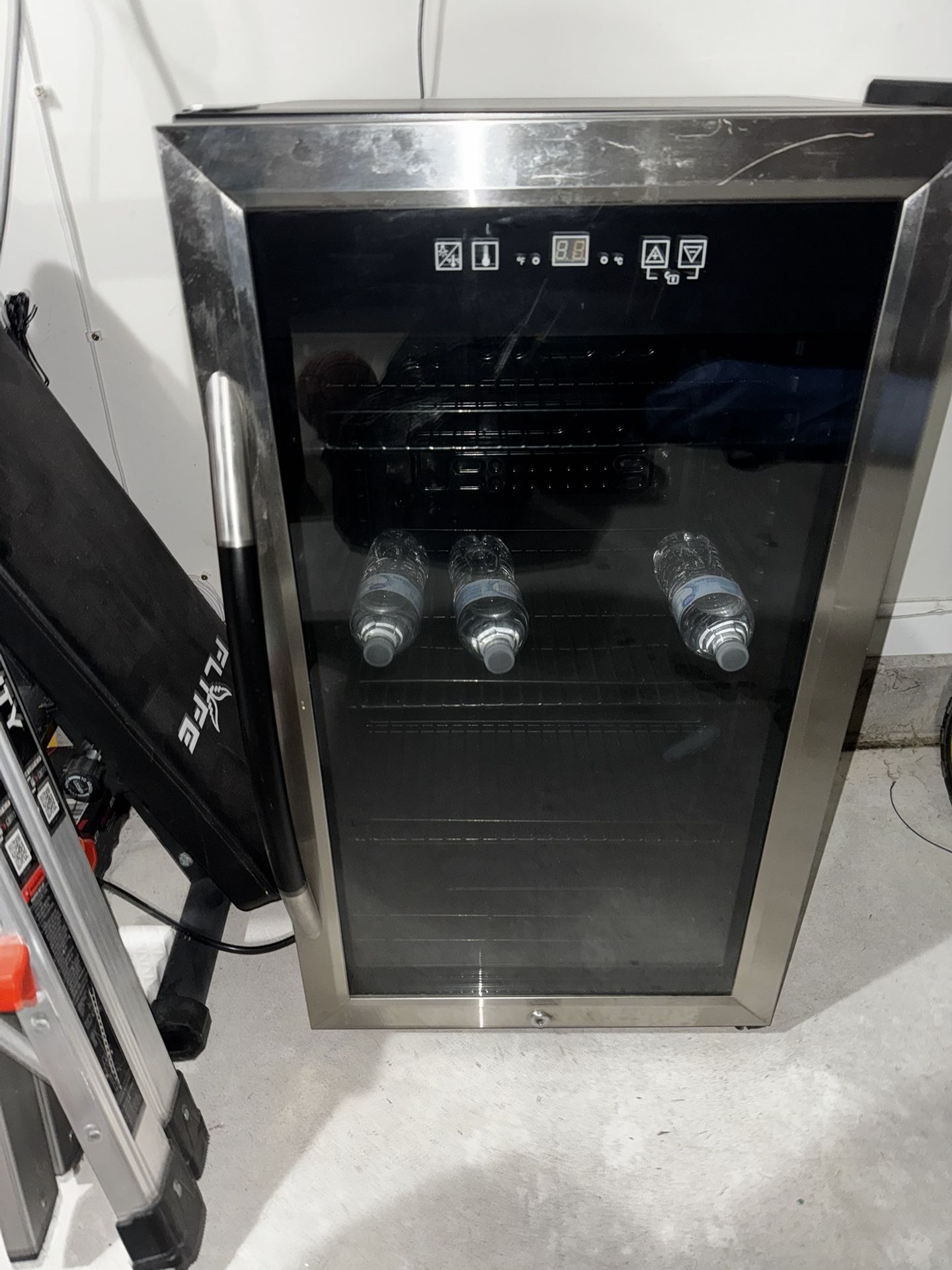 Chrome Mini Fridge