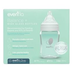 🌟 BRAND-NEW in Box – Evenflo 6 oz Glass Baby Bottles (Set of 3) 🌟
