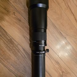 650mm- 1300mm  f/8 Manual Telephoto Zoom Lens for Canon EOS EF-S DSLR Cameras with T-Mount