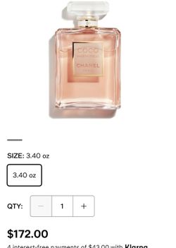 Chanel Mademoiselle 3.4oz for Sale in Tulare CA OfferUp