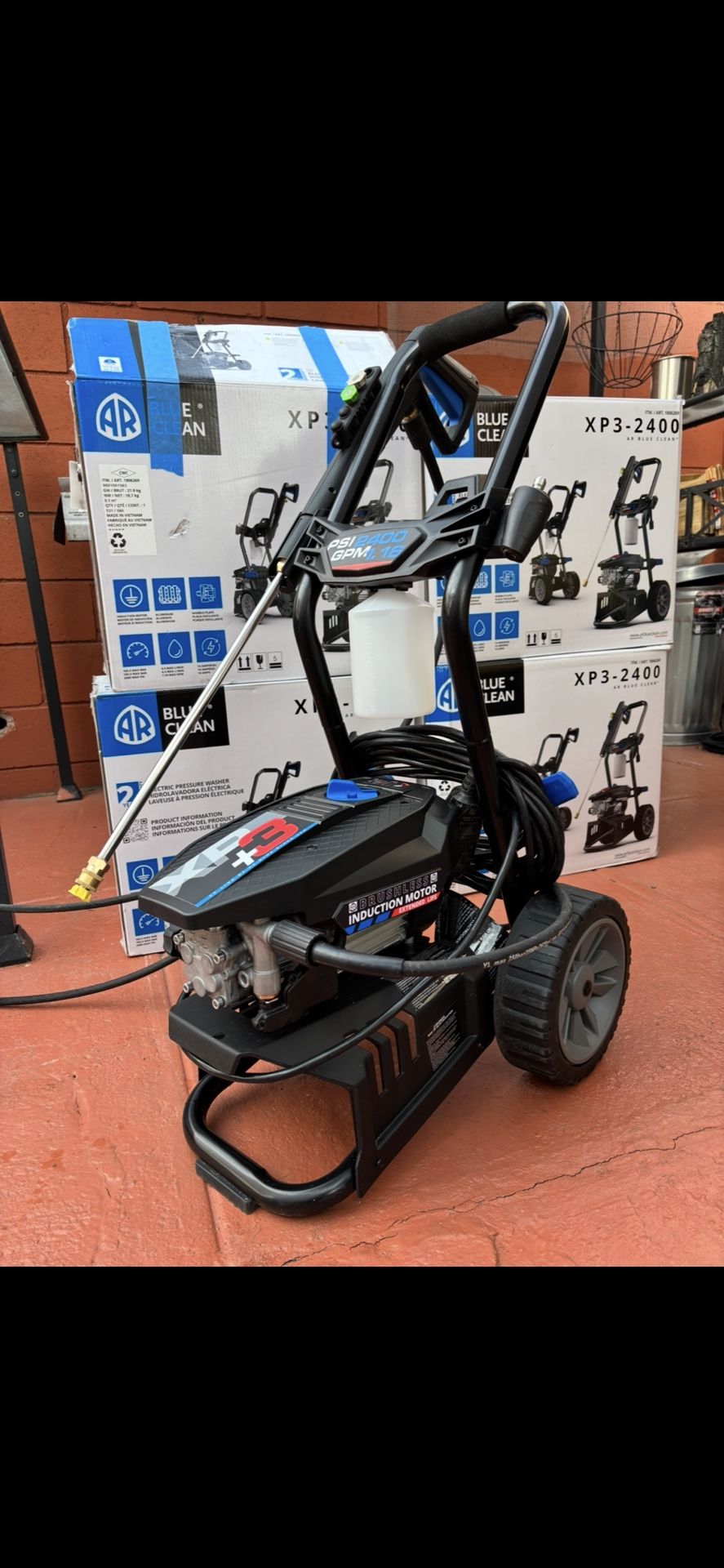 AR Blue 2400psi Electric Pressure Washers - Perfect Condition