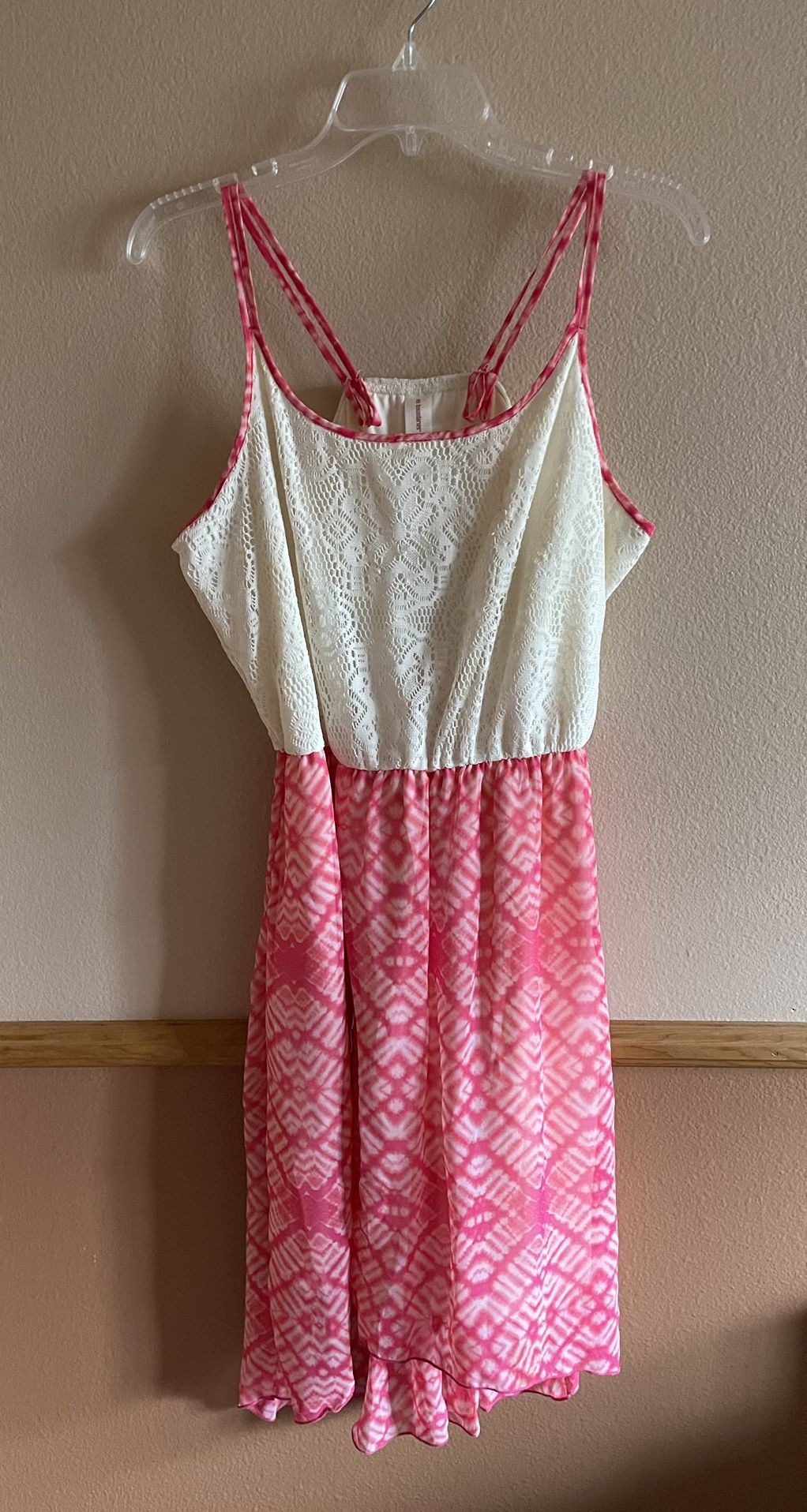 White and Pink Sundress
