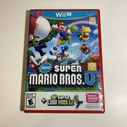 New Super Mario Bros U Nintendo Wii U, TESTED & WORKING!
