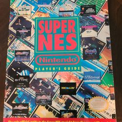 Vintage 1992 Super NES Nintendo Player's Guide Original Owner