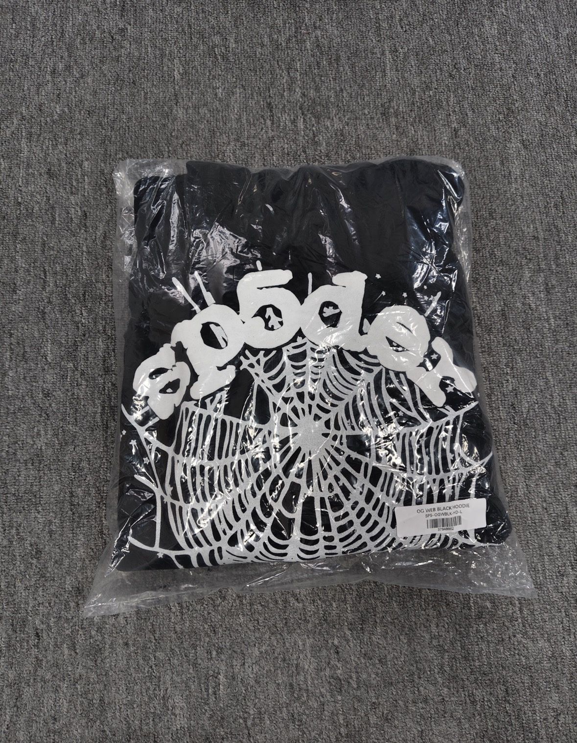 Sp5der OG Web Hoodie (Black)