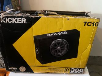 Kicker TC -10  300watt subwoofer