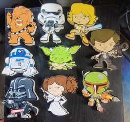 9 STAR WARS 3D wall lights