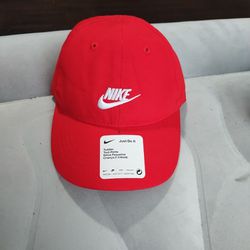 Red Nike Toddler Hat