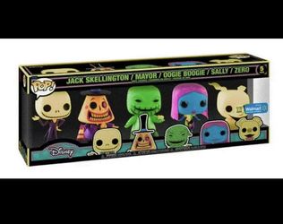 Funko Pop Disney Nightmare Before Christmas 5-pack Blacklight Walmart