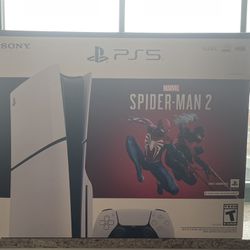 Sony PlayStation 5 (PS5) Slim Disk Bundle With Spider-Man 2