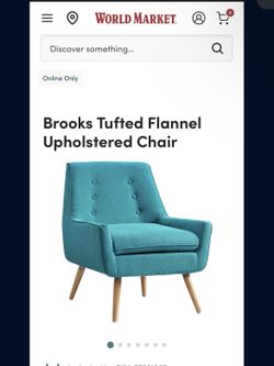 Flannel Upholstered Chair