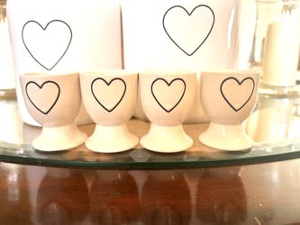 Rae Dunn Valentine Heart Egg Holders