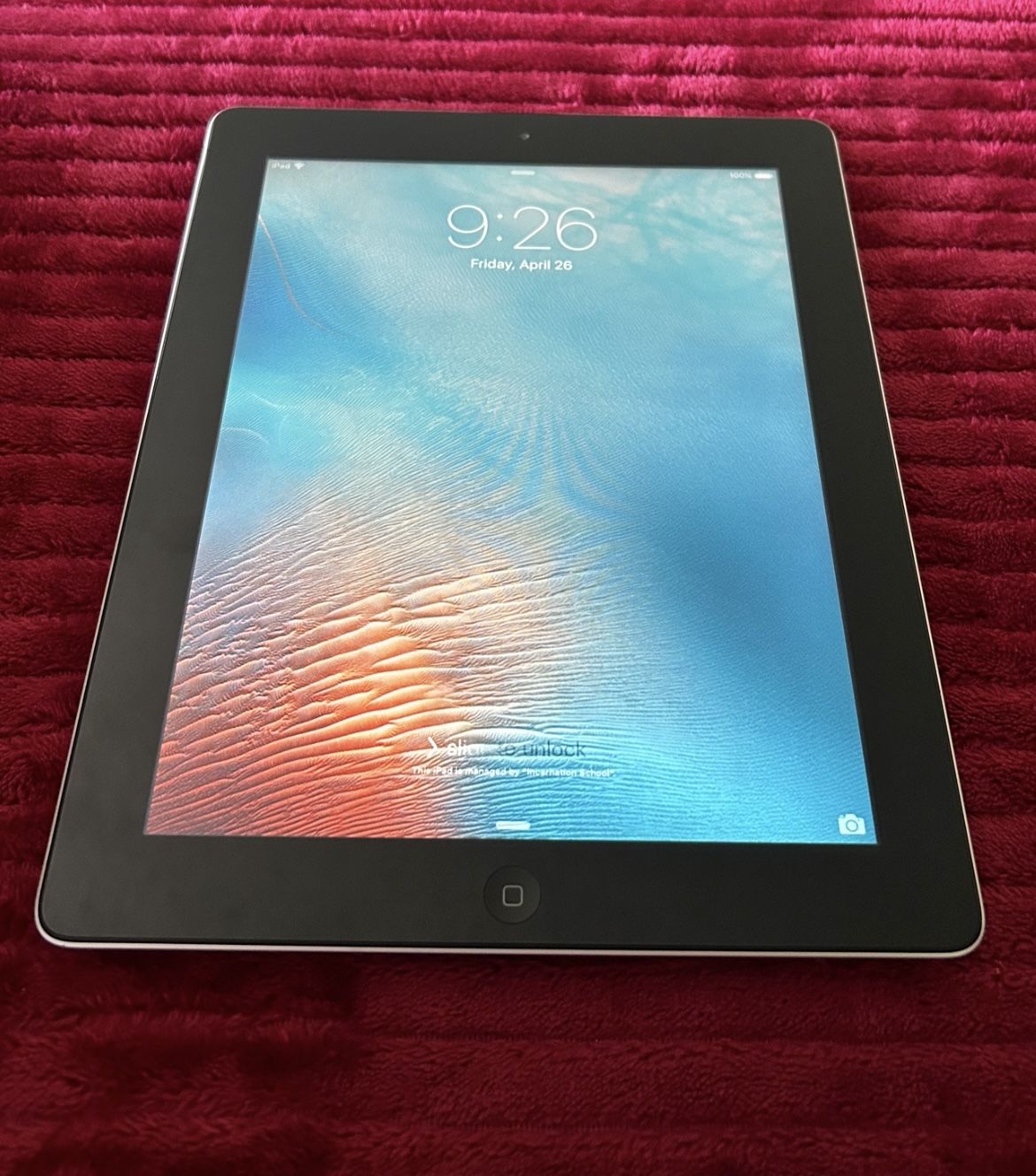 Apple iPad Wi-Fi 16GB Dual-Core 9.7" in excellent condition.  $35