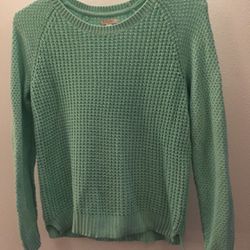 Green Sweater Womens Small