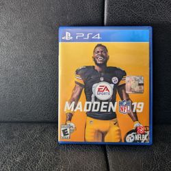 Madden NFL 19 For Ps4