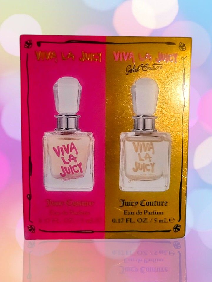 New Viva La Juicy Mini + Gold Couture Mini 2 Piece Set