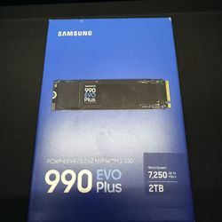 Samsung 990 EVO Plus SSD 2TB, PCIe Gen 4x4, Gen 5x2 M.2 2280