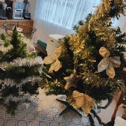 Two Table Top Trees. Price For Both 