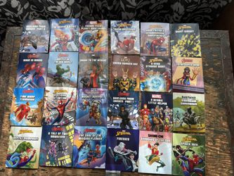 24 mini Marvel books