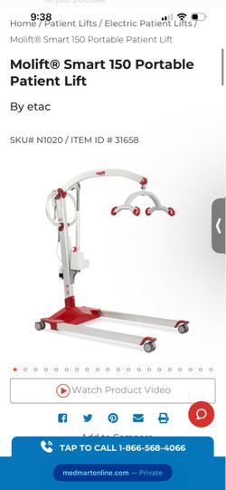 Molift Smart 150 Hoyer Lift (Electric)– Excellent Condition