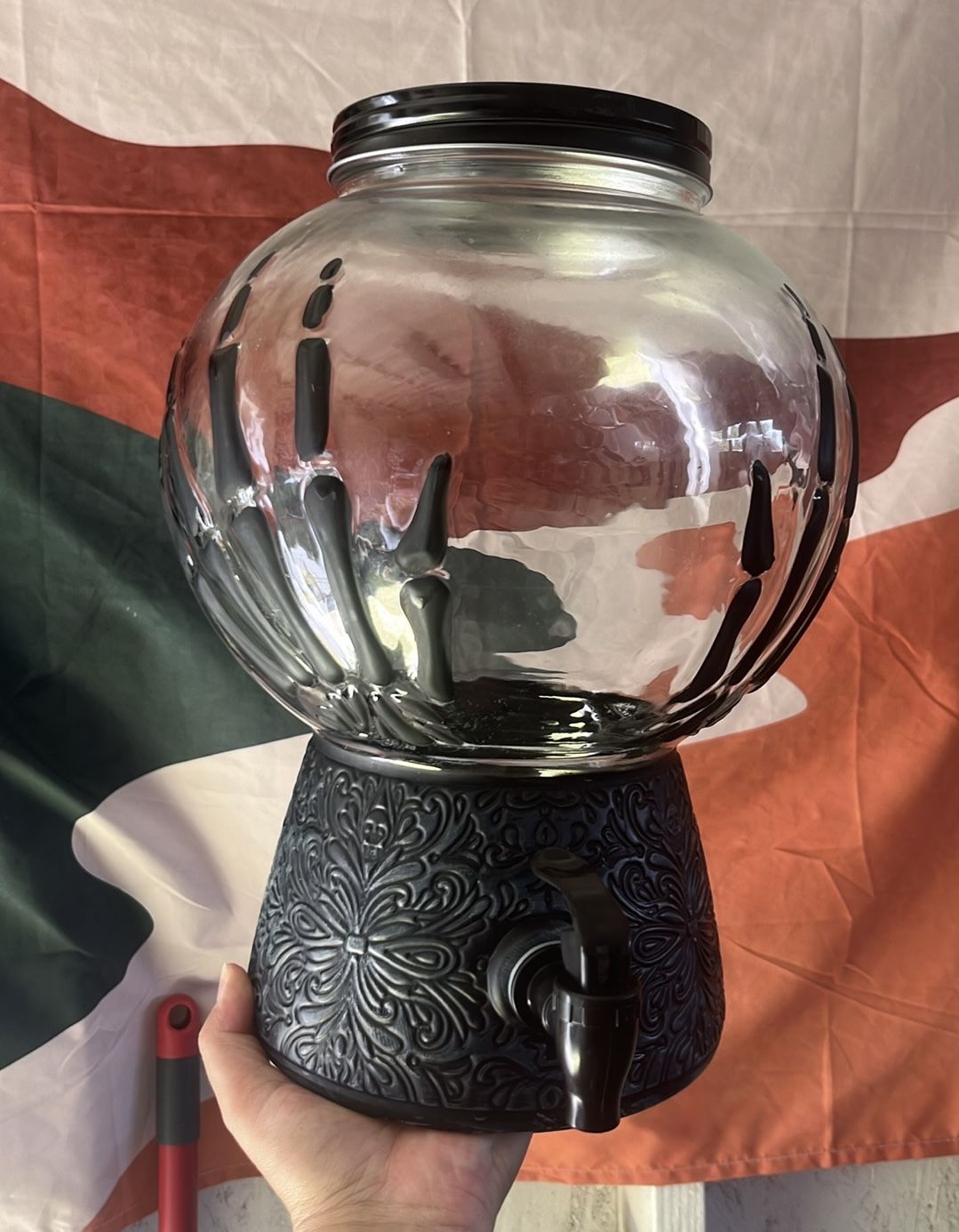 Way To Celebrate Halloween Skeleton Hands Drink Dispenser