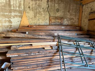 Large Lot of Reclaimed Lumber and Wood Boards