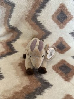 Ty Beanie Baby - GOATEE the Goat (8 Inch) Stuffed Animal Toy
