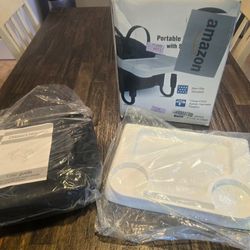 Brand new hook on high chair with tray