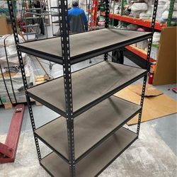 Gently use nice quality 5 tier shelving 48" L x 24" W x 72" H . Storage shelf. In Jupiter