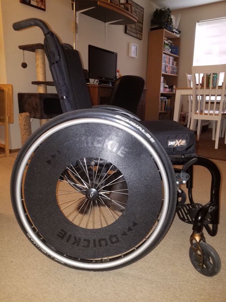 Pre owned quickie Q7 ultralight wheelchair