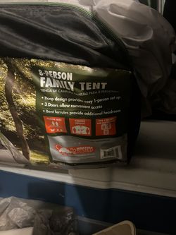 Ozark 8 Person Family tent Used one Time Great Condition