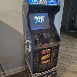 Star Wars Arcade 1UP With Matching Stool