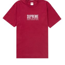 Supreme Paris Tee Cardinal Sz L