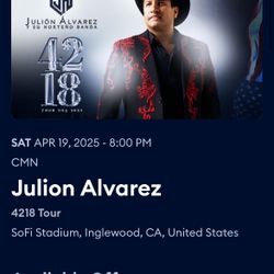 2 Julion Alvarez Sofi Stadium Concert Saturday 