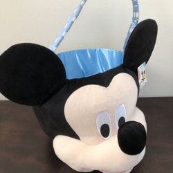Disney Mickey Mouse Plush Treat Basket