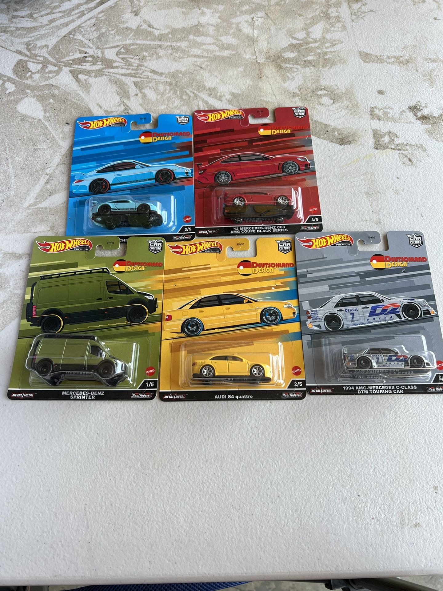 Hot Wheels Set Deutschland Design