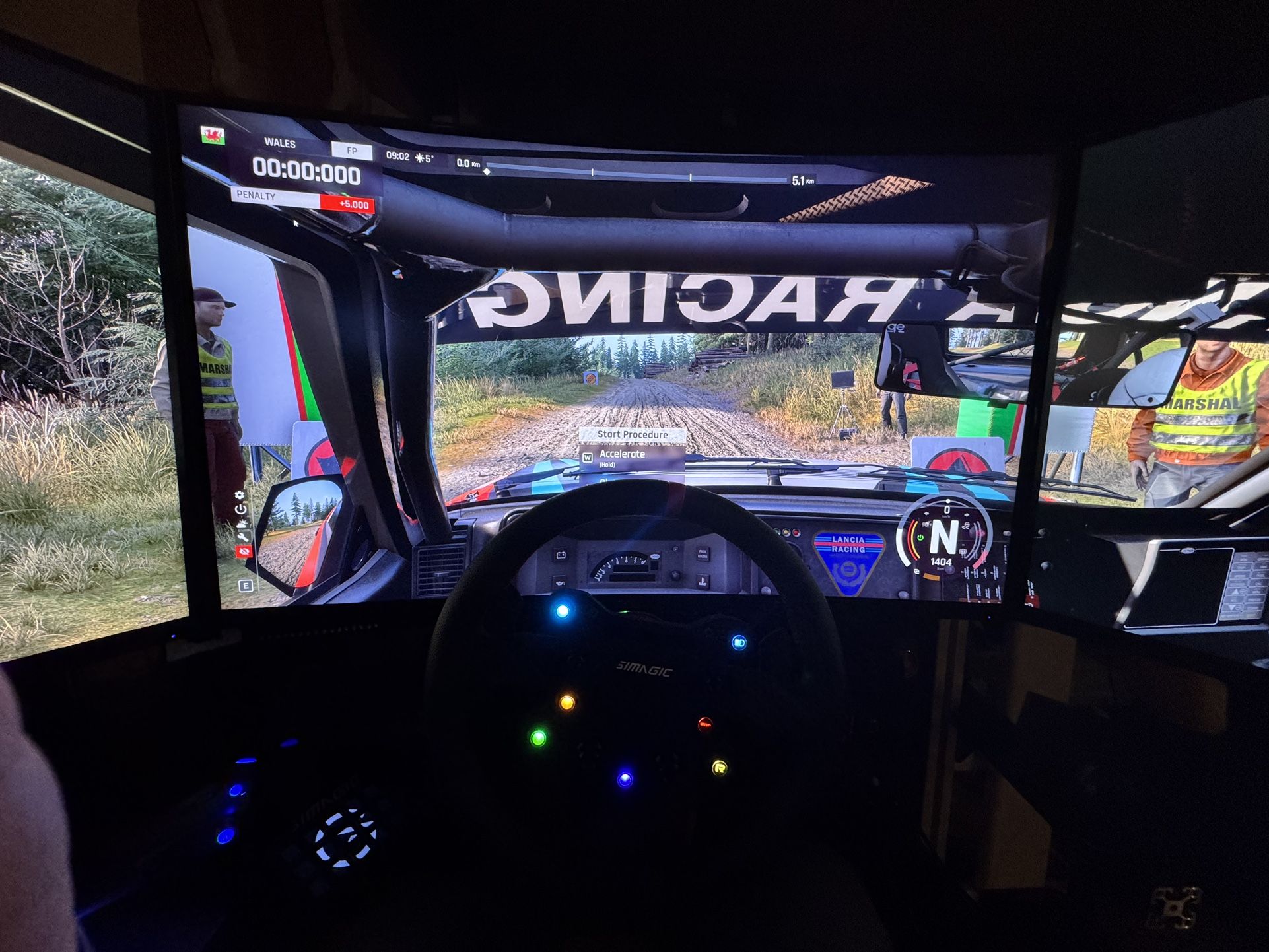 Sim Racing Triple Screen Rig Complete Sim Racing Rig Setup With Triple Monitor Bundle Or Part Out ...