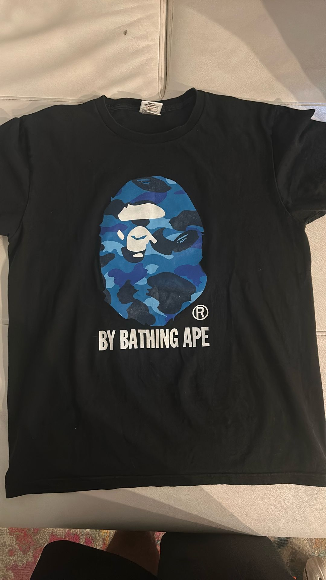 A Bathing Ape BAPE T-shirt blue camo