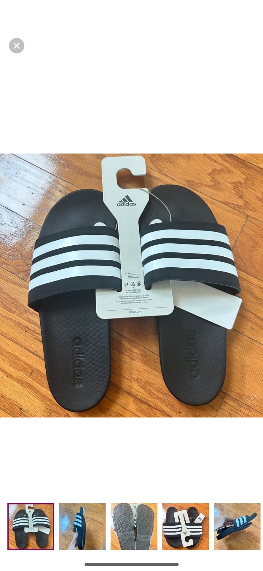 NWT Adidas Adilette slide