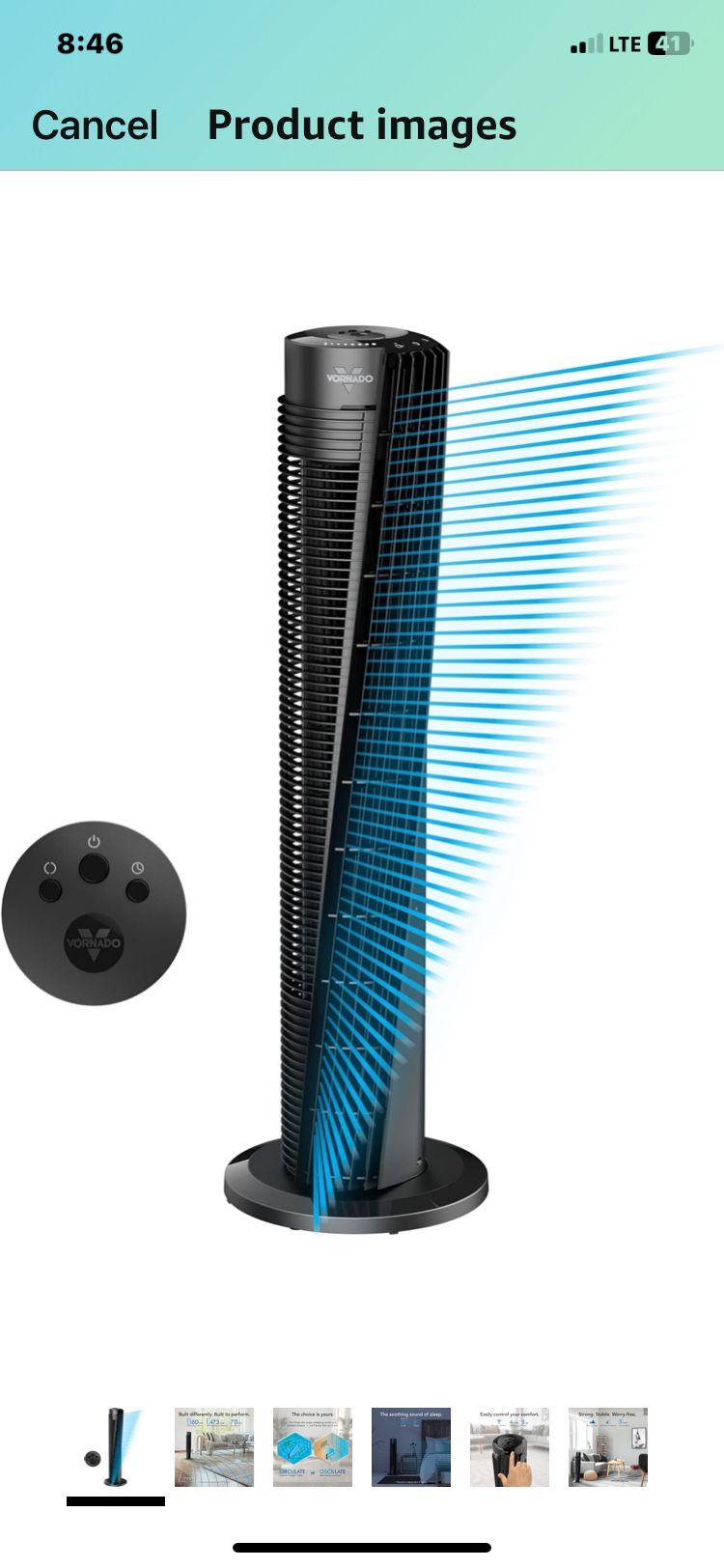 41” Tower Fan