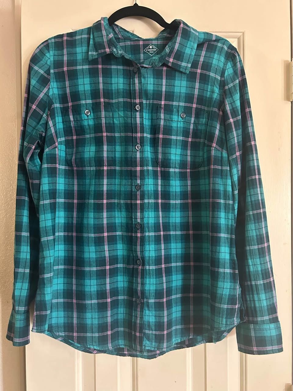 St. John's Bay Plaid Shirt - Large - Excellent Condition