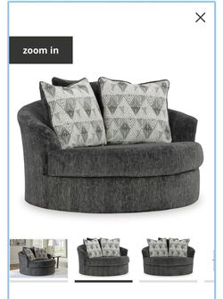 Oversized Swivel Chair