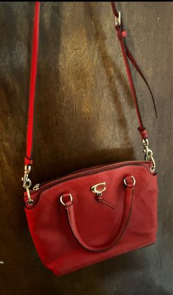 Red Coach Bag