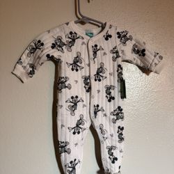 0-3 month mickey mouse onesie 
