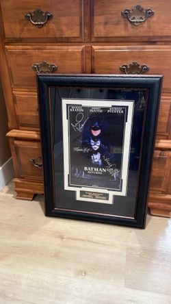 Batman Returns Autographed Poster