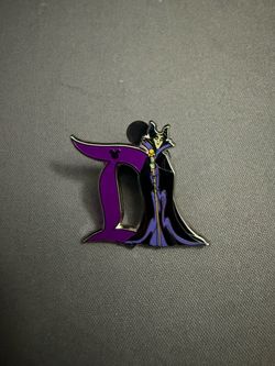 Disneyland D Maleficent Hidden Disney Pin DLR Disneyland Maleficent Pin Collectable