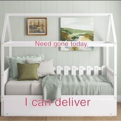 Twin Size Bed. Mattress Is Not Included 