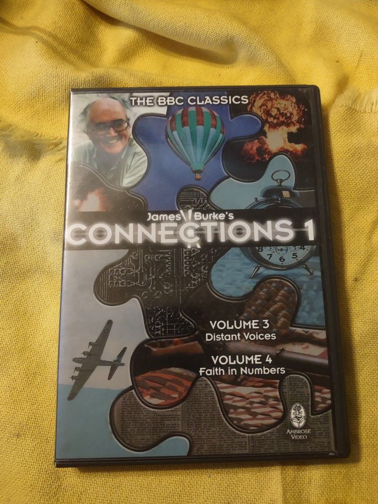 BBC James Burke Connections One Volumes 3 And 4 Works Great