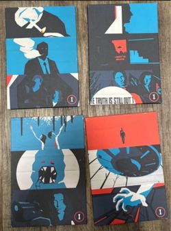 2016 X Files 6 Episode Event Contest Promotional Collectors Edition Canvas Prints-Super Rare