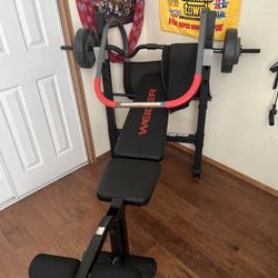 Weider Legacy Standard Bench and Rack, 410 Lb. Total Weight Capacity